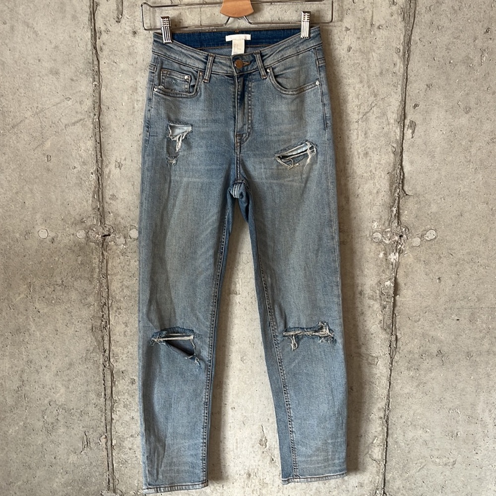 H&M ripped jeans